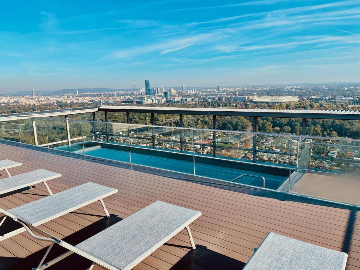 Triiiple Level 20 - Sonnenwohnen Apartment Mit Parkplatz Und Fantastischem Ausblick Vídeň Exteriér fotografie